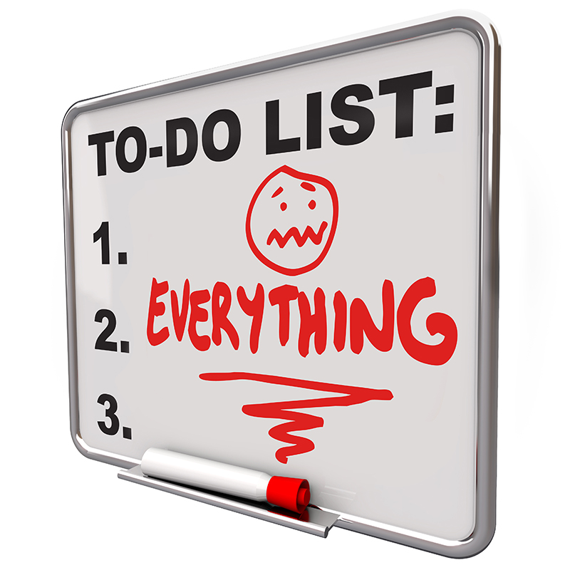 Image of To Do List - Everything Is Too Much